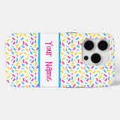 Rainbow Sprinkles Pansexual Pride Flag Case-Mate iPhone Case (Achterkant (horizontaal))