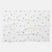 Rainbow Sprinkles Patroon Keuken Handdoek (Horizontaal)