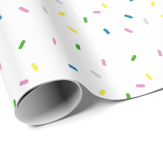 Rainbow Sprinkles Pattern Cadeaupapier (Rol Hoek)