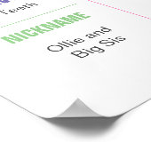 Rainbow Sprinkles poster voor derde verjaardag (Hoek)