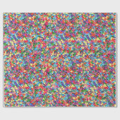 Rainbow Sprinkles Rainbow Jimmies Cadeaupapier (Vlak)