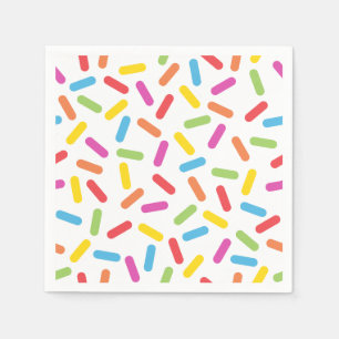 Rainbow Sprinkles Servetten