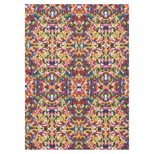 Rainbow Sprinkles Tafelkleed (Voorkant)