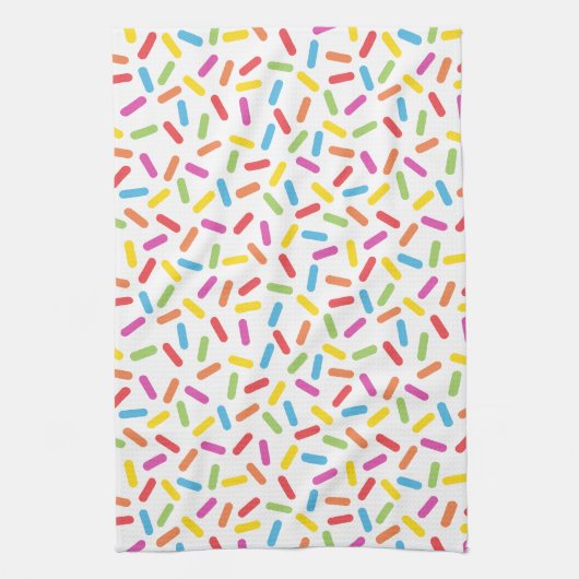 Rainbow Sprinkles Theedoek (Verticaal)