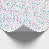 Rainbow Sprinkles Transgender Pride Vlag Cadeaupapier (Hoek)