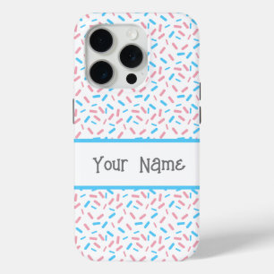 Rainbow Sprinkles Transgender Pride Vlag iPhone 15 Pro Case