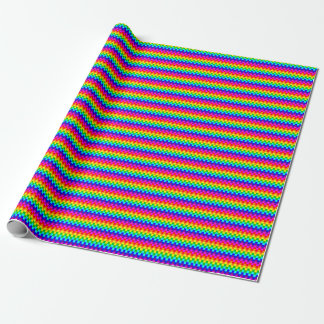 Rainbow Squares Inpakpapier