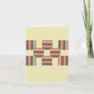 Rainbow Squares-Kaart Kaart