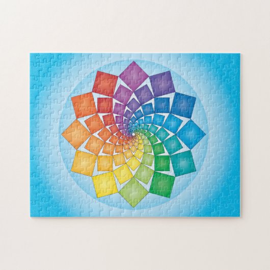 RAINBOW SQUARES LEGPUZZEL (Horizontaal)