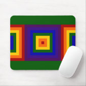 Rainbow Squares Muismat (Met muis)