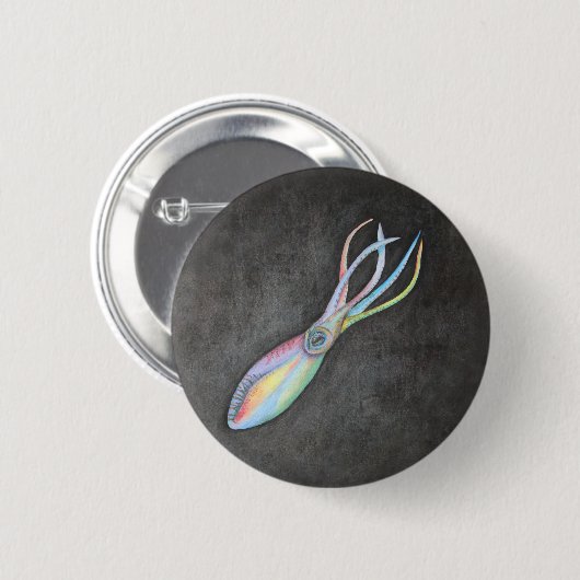 Rainbow Squid Button (Voorkant /achterkant)
