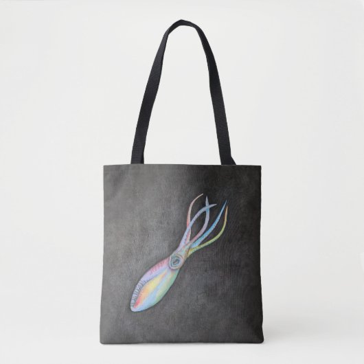 Rainbow Squid Canvas tas (Voorkant)