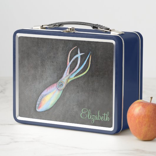 Rainbow Squid Lunch Box (In situ)