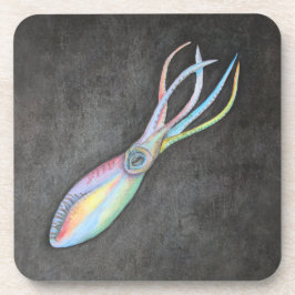 Rainbow Squid Onderzetters