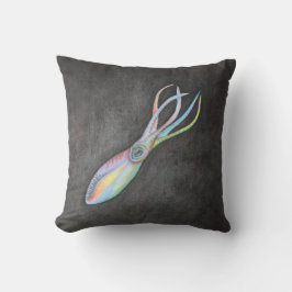 Rainbow Squid Pillow Kussen