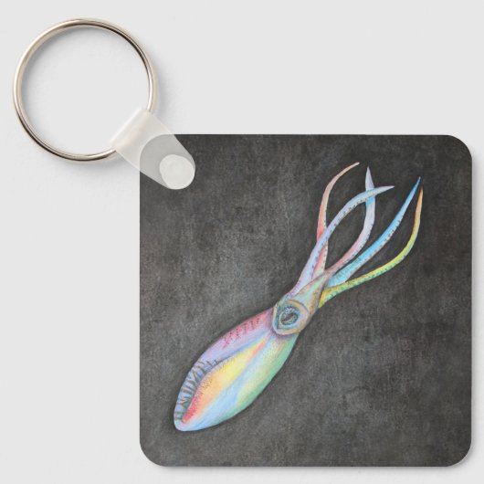 Rainbow Squid Sleutelhanger (Voorkant)
