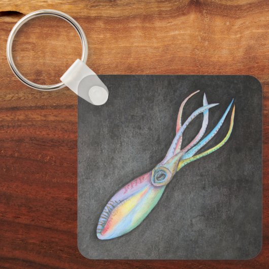 Rainbow Squid Sleutelhanger (Voorkant)