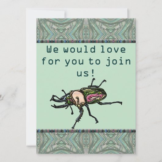 Rainbow Stag Beetle Kaart (Voorkant)