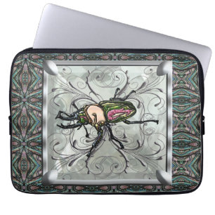 Rainbow Stag Beetle Laptop Sleeve