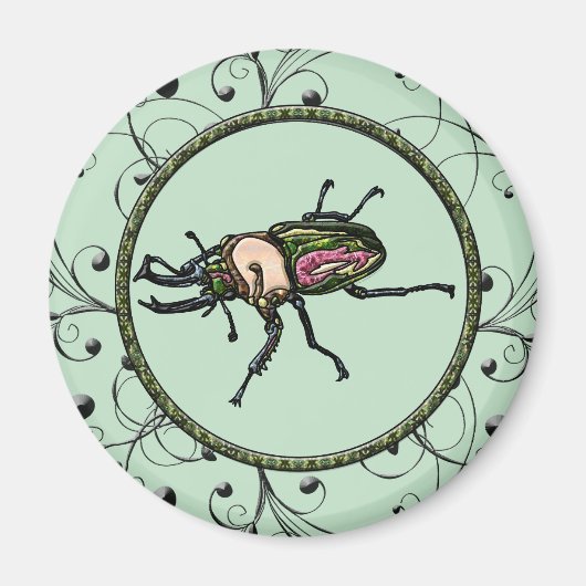 Rainbow Stag Beetle Magneet (Voorkant)