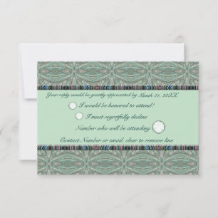 Rainbow Stag Beetle RSVP Kaartje