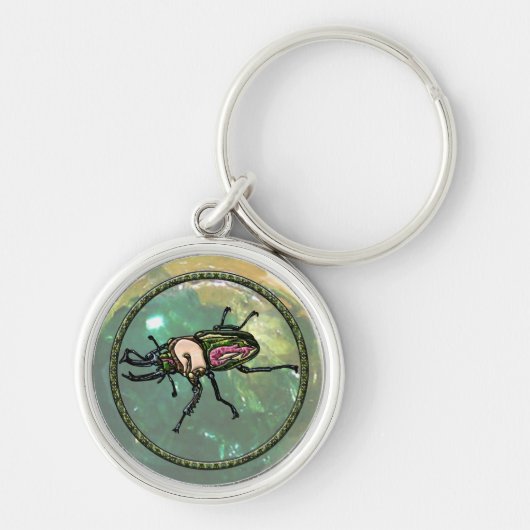 Rainbow Stag Beetle Sleutelhanger (Voorkant)
