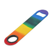 Rainbow Stainless Steel Bottle Open Speed Flessenopener (Voorkant Gekanteld)