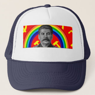 Rainbow Stalin Trucker Hat Pet