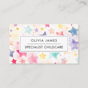 Rainbow Star Babysitter Kinderopvang Kinderopvang  Visitekaartje