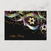 Rainbow Star Confetti fleurit après la carte de fê (Devant)