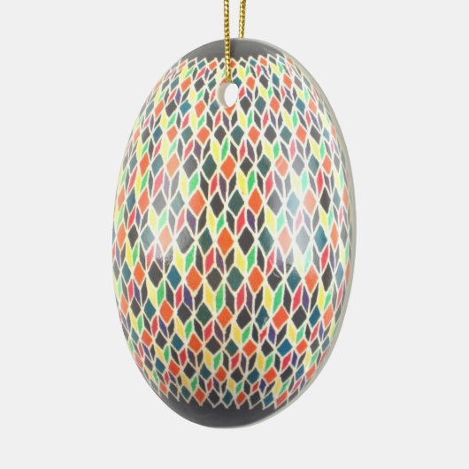 Rainbow Star Egg Ornament (Links)