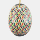 Rainbow Star Egg Ornament (Voorkant)