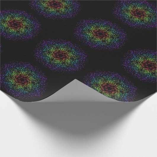 Rainbow Star Galaxy Void Cadeaupapier (Hoek)
