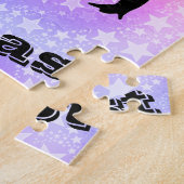 Rainbow Star Gymnastics - Aangepaste naam en nivea Legpuzzel (Zijkant)