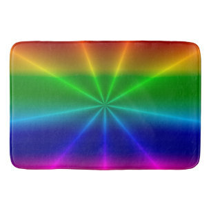Rainbow Starburst Badmat