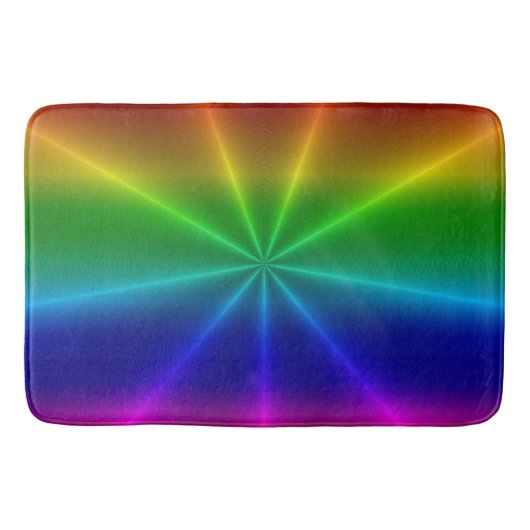 Rainbow Starburst Badmat (Voorkant)