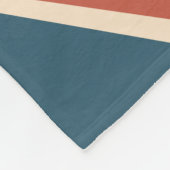 Rainbow Starburst Groovy Retro Hippie 60s Boho Fleece Deken (Hoek)