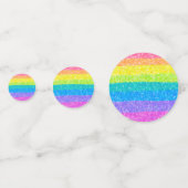 Rainbow Stars Birthday Confetti (Achterkanten)