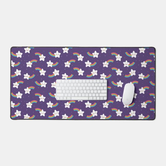 Rainbow Stars Bureau Mat (Clavier et souris)