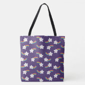 Rainbow Stars Canvas tas (Voorkant)