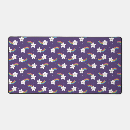 Rainbow Stars Desk Mat (Voorkant)