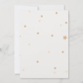 Rainbow Stars Fiver Party Birthday Invitation Kaart (Achterkant)