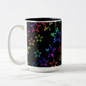 Rainbow Stars Motif Mug (Gauche)
