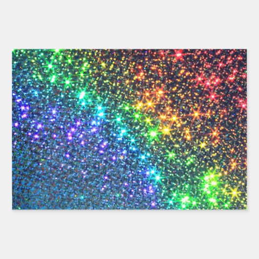 Rainbow Stars Papier Papier de serviettes Plaques (Devant)