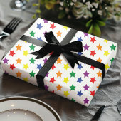 Rainbow Stars Pattern Cadeaupapier