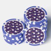 Rainbow Stars Poker Chips (Opstapeling)