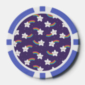 Rainbow Stars Poker Chips (Voorkant)