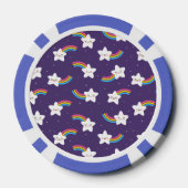 Rainbow Stars Poker Chips (Achterkant)