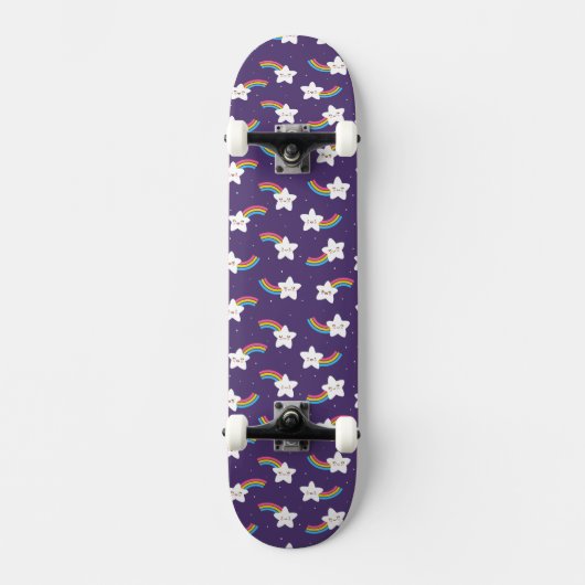 Rainbow Stars Skateboard (Recto)