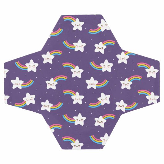 Rainbow Stars Soccer Ball (Plat)